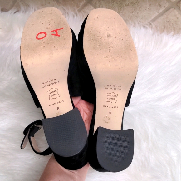 🛑SOLD! Sacha London Pepa Block Heel Platforms Sandals - Picture 6 of 9
